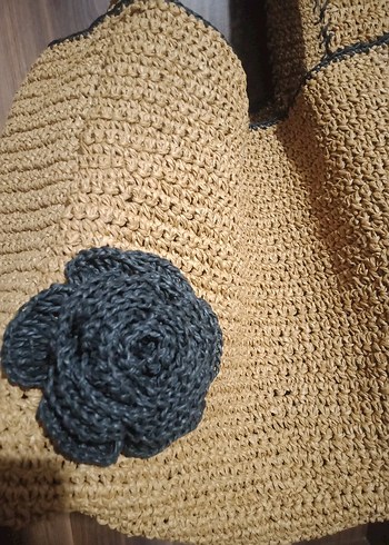 Bej Örgü Kadın Çanta - Görsel 3