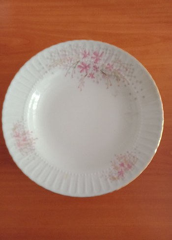Pastel Çiçek Desenli Beyaz Çorba Tabağı Tanesi 255TL
