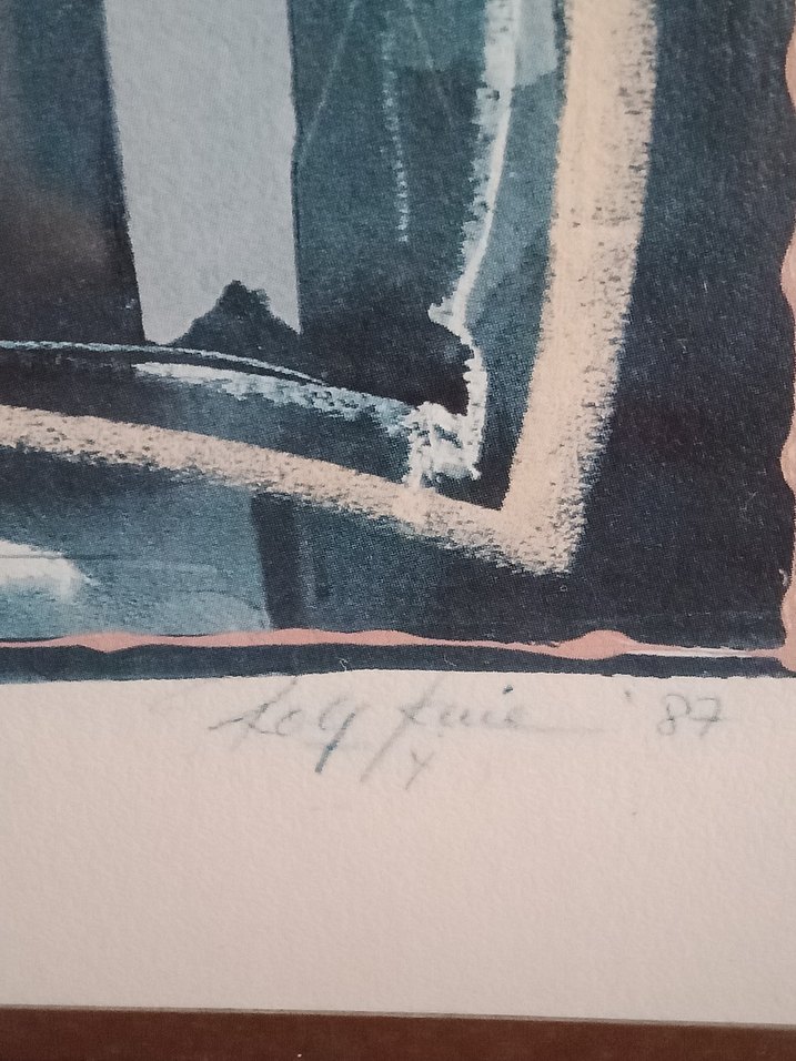 Soyut Gri Tonlarda Çerçeveli Tablo 
Ölçüsü 31&25 - Görsel 5