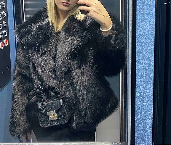 Siyah ithal kürk