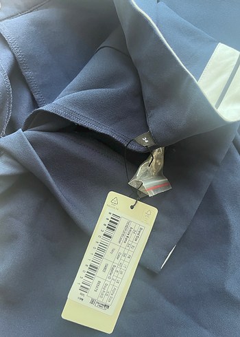 Kadın Mavi Piliseli Midi Kumaş Pantolon - Görsel 4