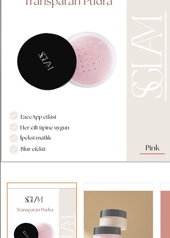 SGLAM Parlak Mor Pudra - Görsel 4