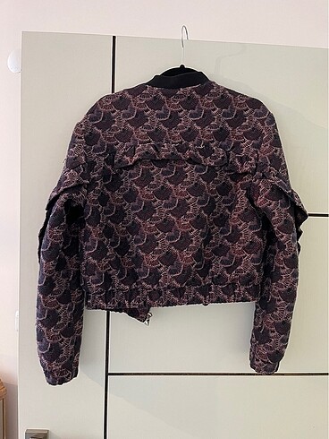 Şık kadın bomber ceket - Görsel 6