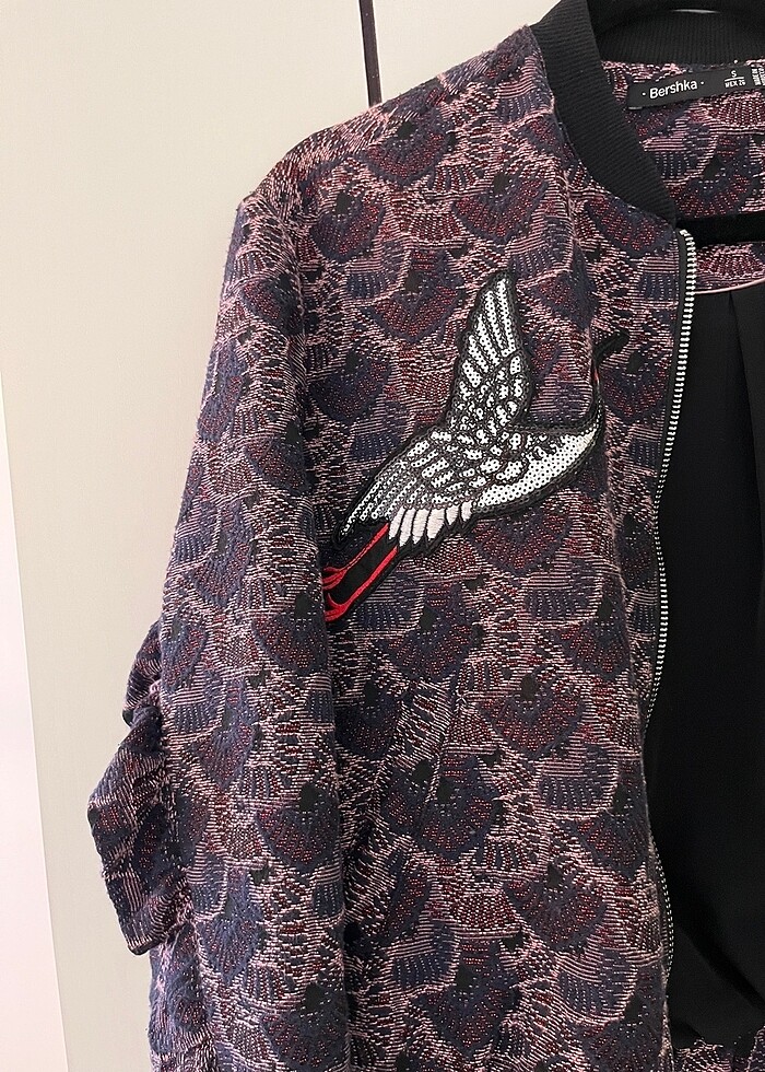 Şık kadın bomber ceket - Görsel 4