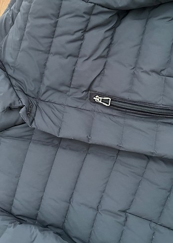 Düğmeli, Normal Kesim Mavi Erkek Mont - Görsel 5