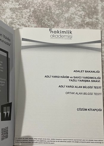  Beden Adli Yargı Deneme Sınav Seti