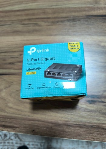 Sarı TP-Link eternet çoklayıcı - Görsel 2