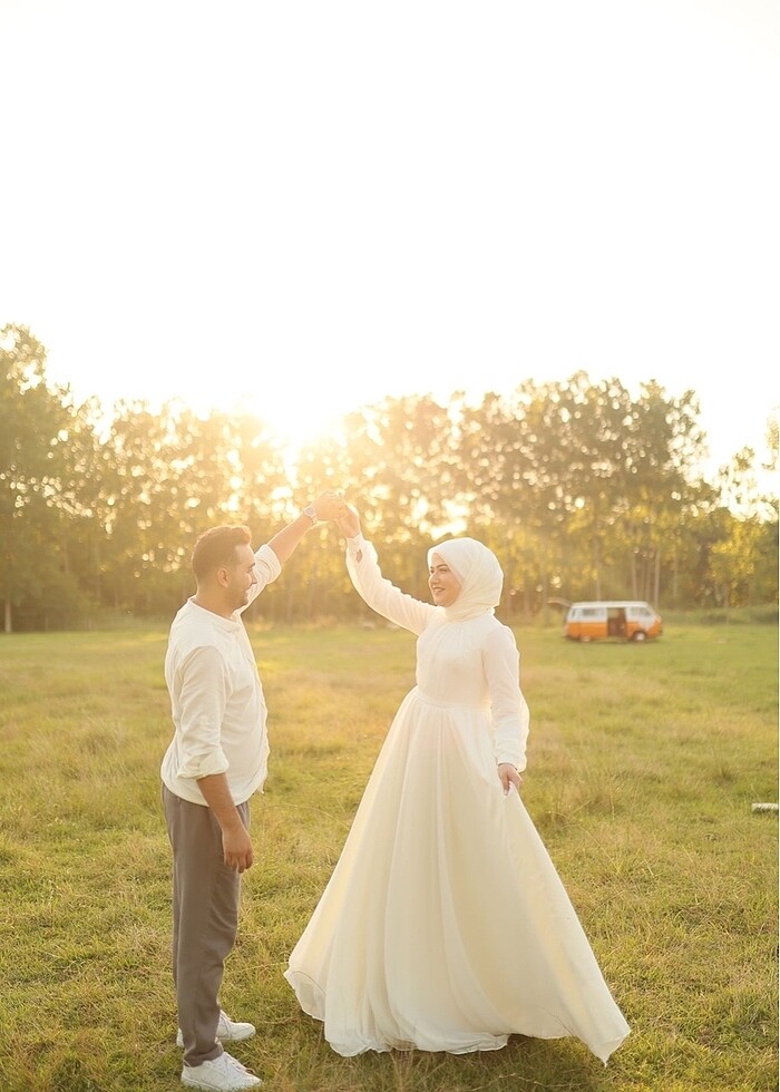 Tesettür nikah elbisesi - Görsel 2