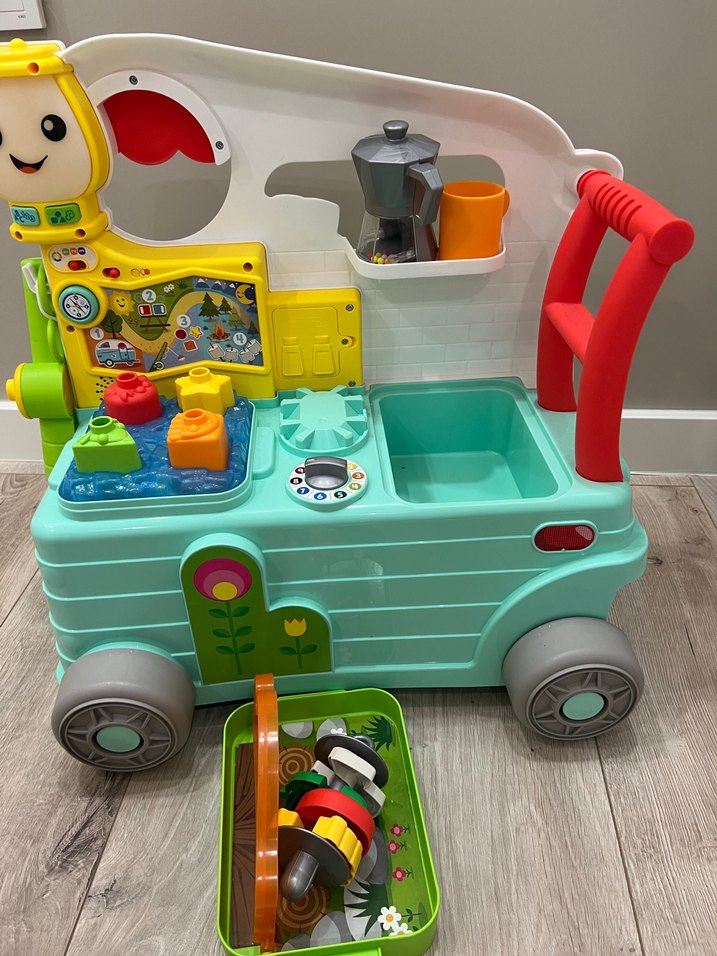 Fisher Price Renkli Çok Fonksiyonlu Yürüme Arkadaşı - Görsel 2