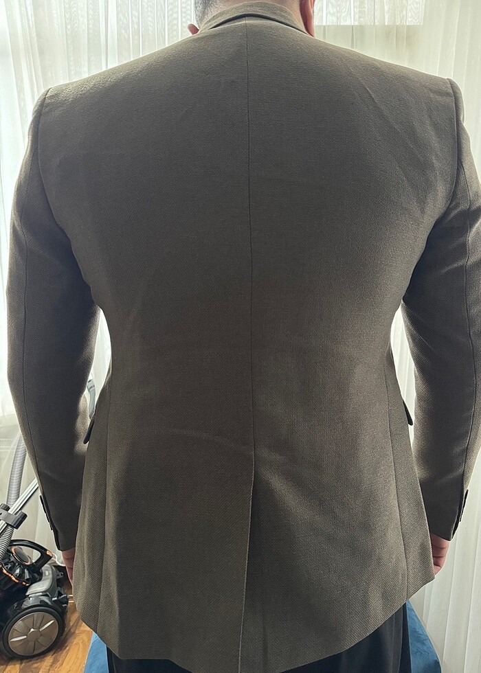 Kahverengi Kruvaze Ceket - Görsel 2