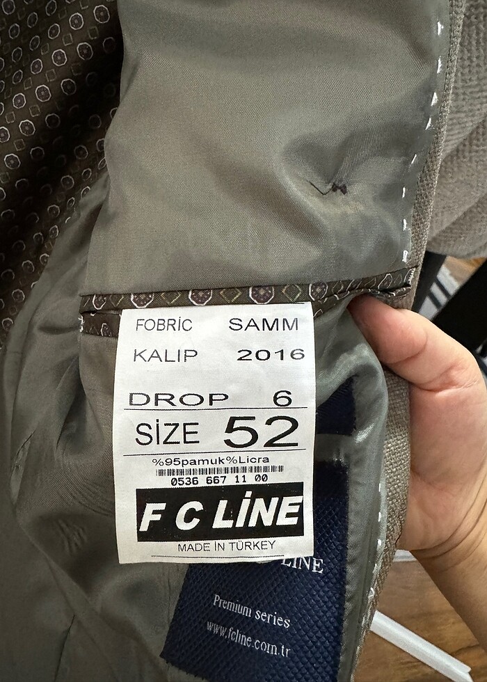 Kahverengi Kruvaze Ceket - Görsel 4