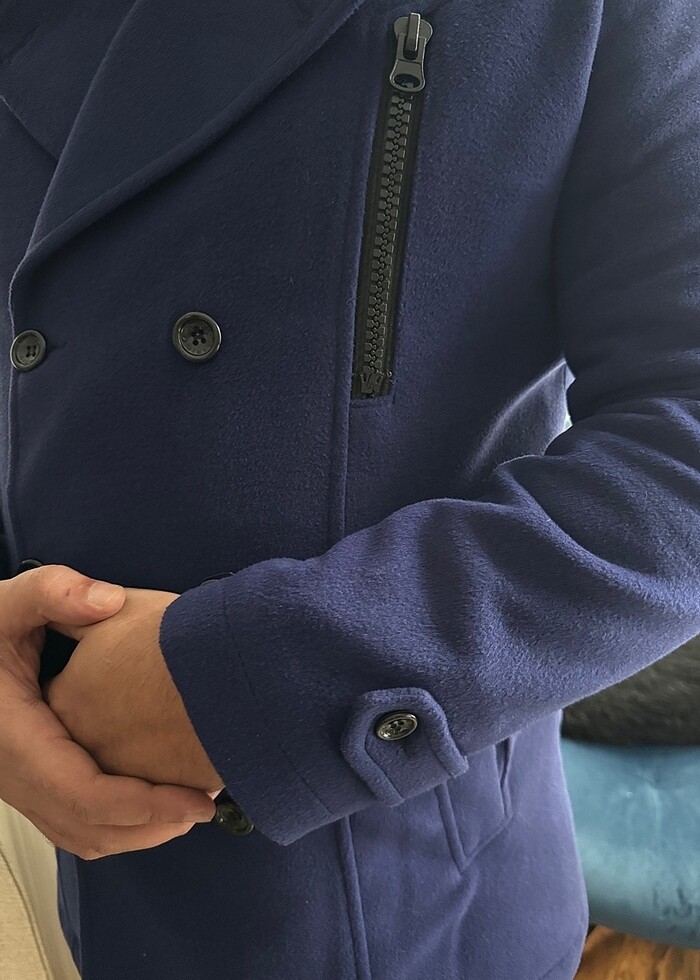 Erkek Kaşe Kaban - Görsel 2