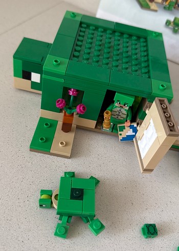 Beden Lego Minecraft Yeşil Kaplumbağa Seti