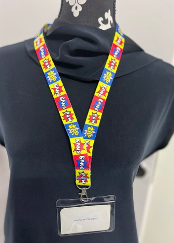 Renkli Desenli Kart Askısı - Görsel 11