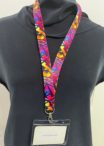 Renkli Desenli Kart Askısı - Görsel 7