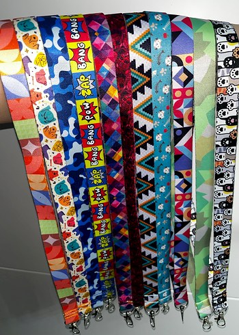 Renkli Desenli Kart Askısı - Görsel 6