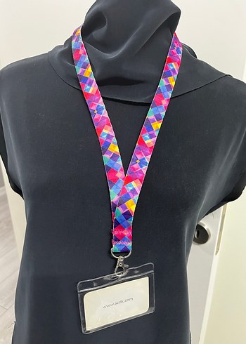 Renkli Desenli Kart Askısı - Görsel 9