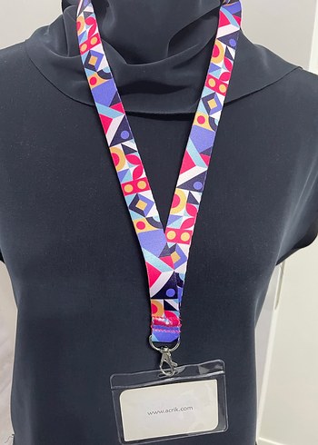 Renkli Desenli Kart Askısı - Görsel 8