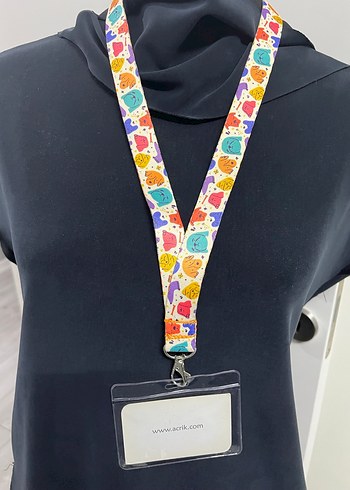 Renkli Desenli Kart Askısı - Görsel 10