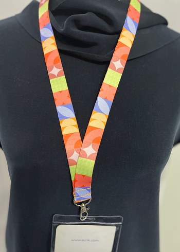 Renkli Desenli Kart Askısı - Görsel 12