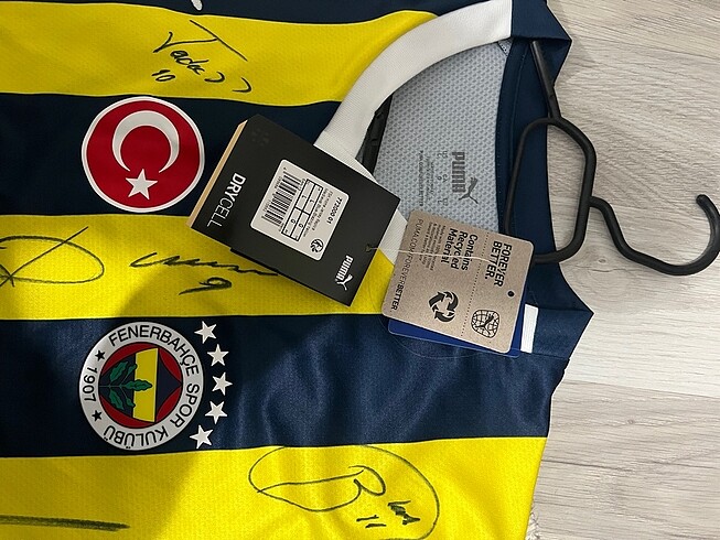 l Beden 2023-2024 İMZALI ÇUBUKLU FENERBAHÇE FORMASI