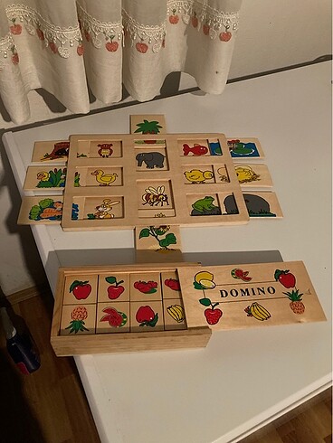 Eğitici ahşap oyuncak ve eğitici oyun