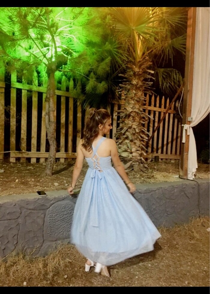 Mavi elbise - Görsel 2