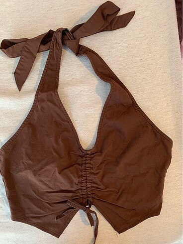 Bershka kahve crop