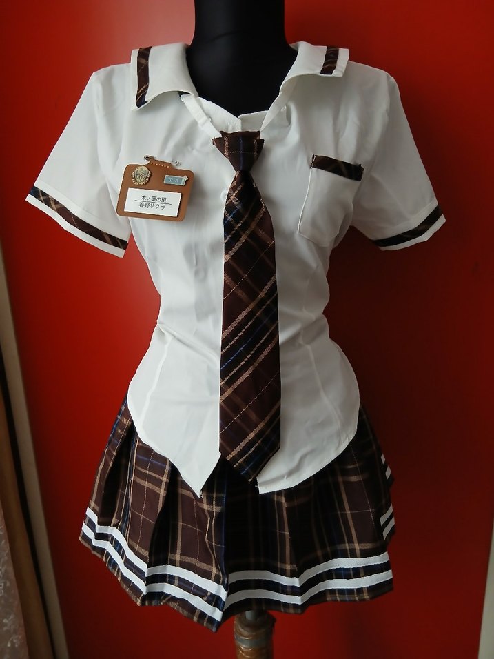 Ekoseli Pilili Mini Mezuniyet Elbisesi..MEVCUT. - Görsel 2