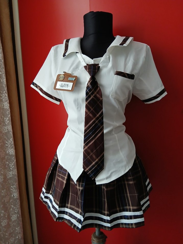 Ekoseli Pilili Mini Mezuniyet Elbisesi..MEVCUT. - Görsel 3