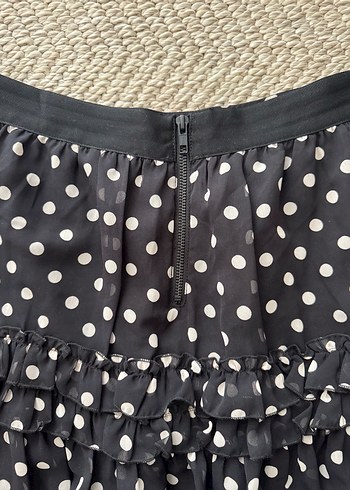 LC Waikiki Puantiye Desenli Fırfırlı Etek