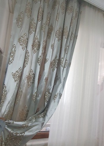 Nakışlı fon perde - Görsel 6