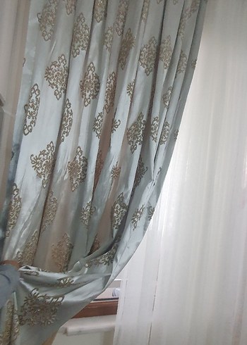 Nakışlı fon perde - Görsel 3