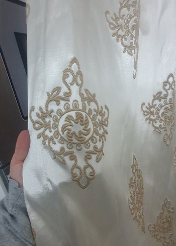 Nakışlı fon perde - Görsel 2