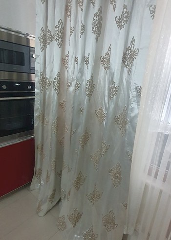 Nakışlı fon perde - Görsel 8