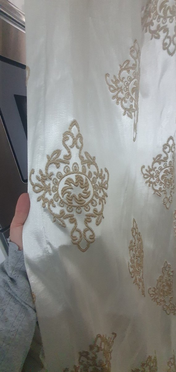 Nakışlı fon perde - Görsel 2