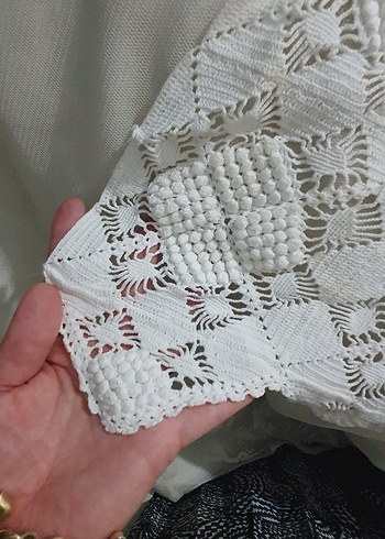 el örmesi dantel yatak örtüsü - Görsel 11
