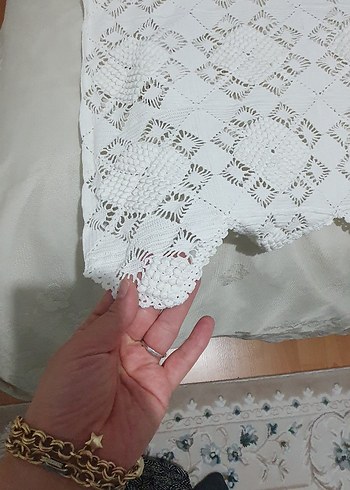el örmesi dantel yatak örtüsü - Görsel 5