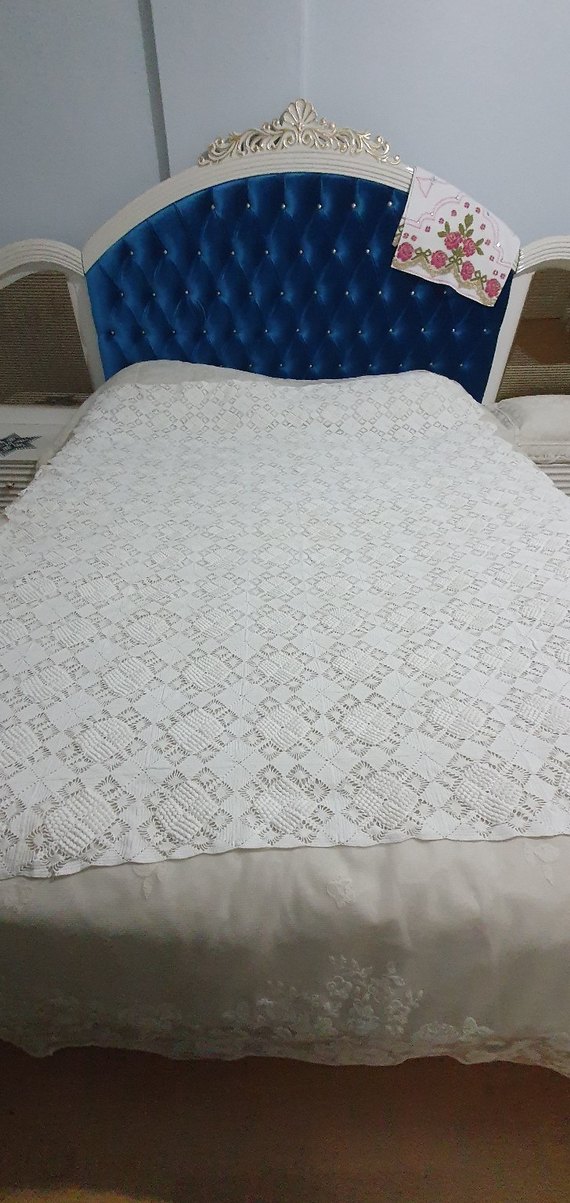 el örmesi dantel yatak örtüsü - Görsel 2