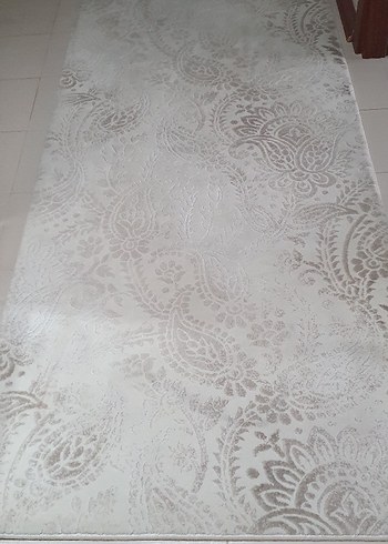 Beyaz Gri Klasik Desensiz Halı - Görsel 2