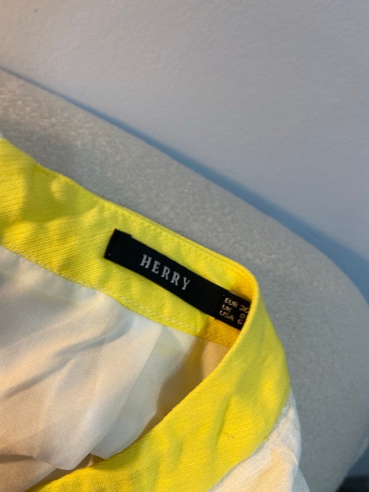 Sarı Desenli etek - Görsel 2