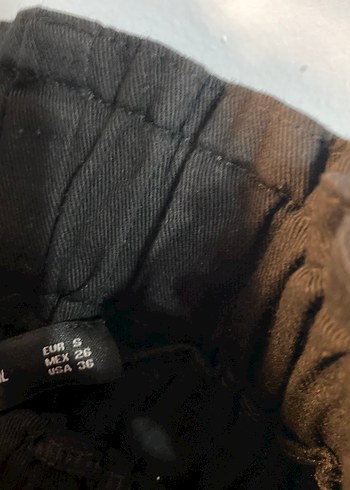 Kadın Siyah Midi lastikli Pantolon - Görsel 2