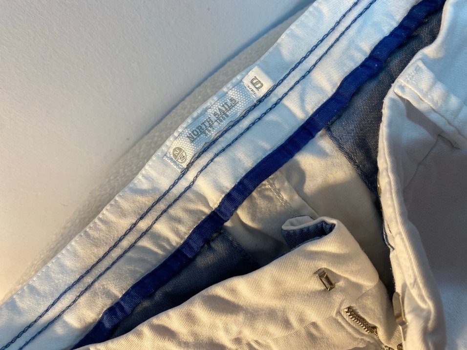 Beyaz Keten Midi  Şort - Görsel 2