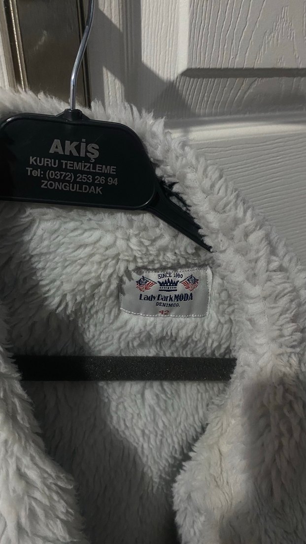 Gri Kadın Midi Ceket, Kürklü, Sokak Stili - Görsel 3