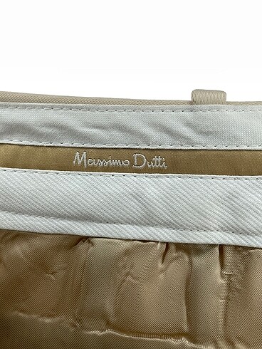 34 Beden ten rengi Renk Massimo Dutti Kumaş Pantolon %70 İndirimli.