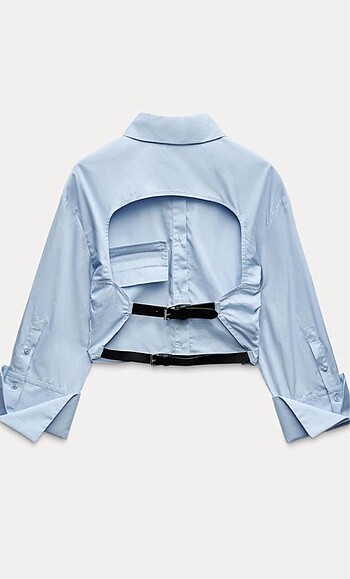 Zara Zara Sırtı Açık Gömlek