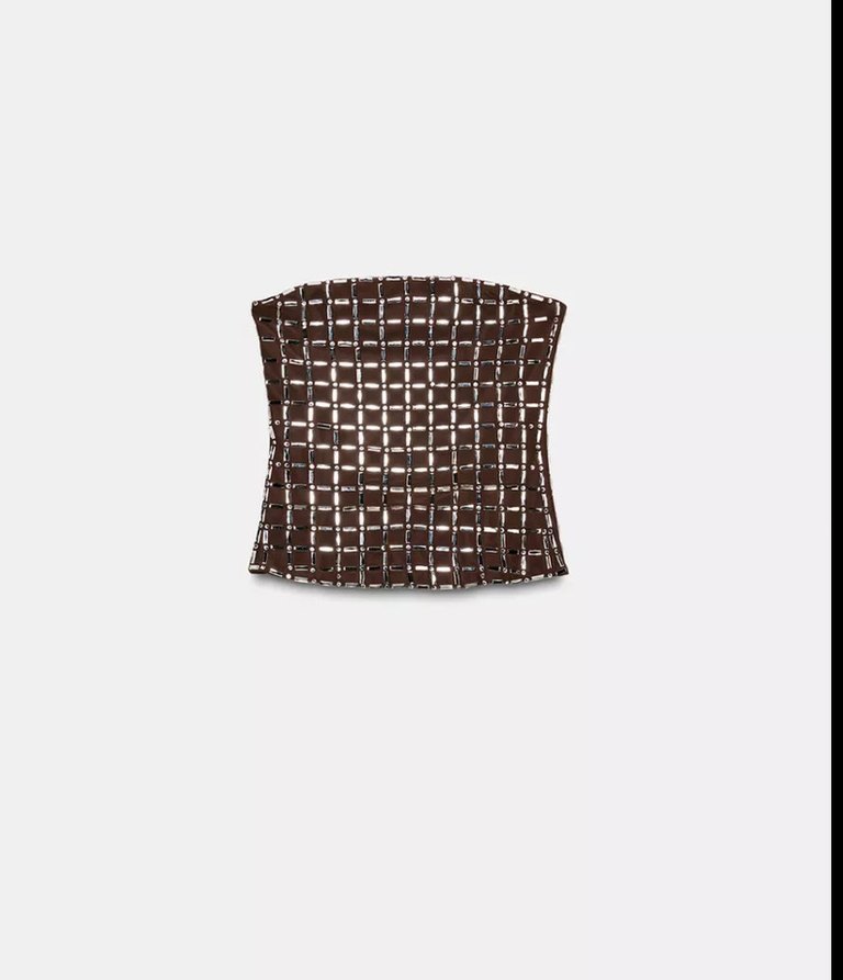 Zara Straplez Top - Görsel 2