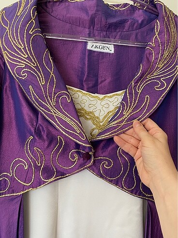 36 Beden mor Renk Kına gecesi mor kaftan