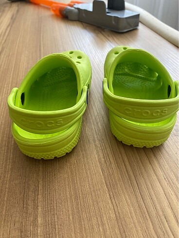 23 Beden yeşil Renk Çocuk terlik crocs