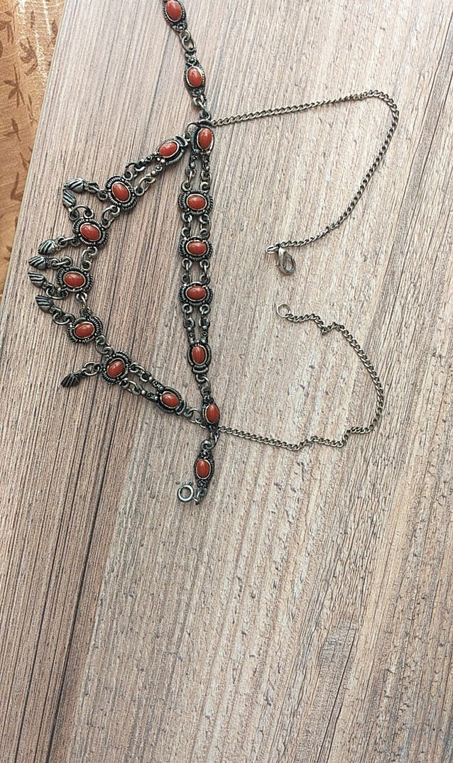 Nakışlı Zincir Detaylı Kadın El Zinciri - Görsel 2